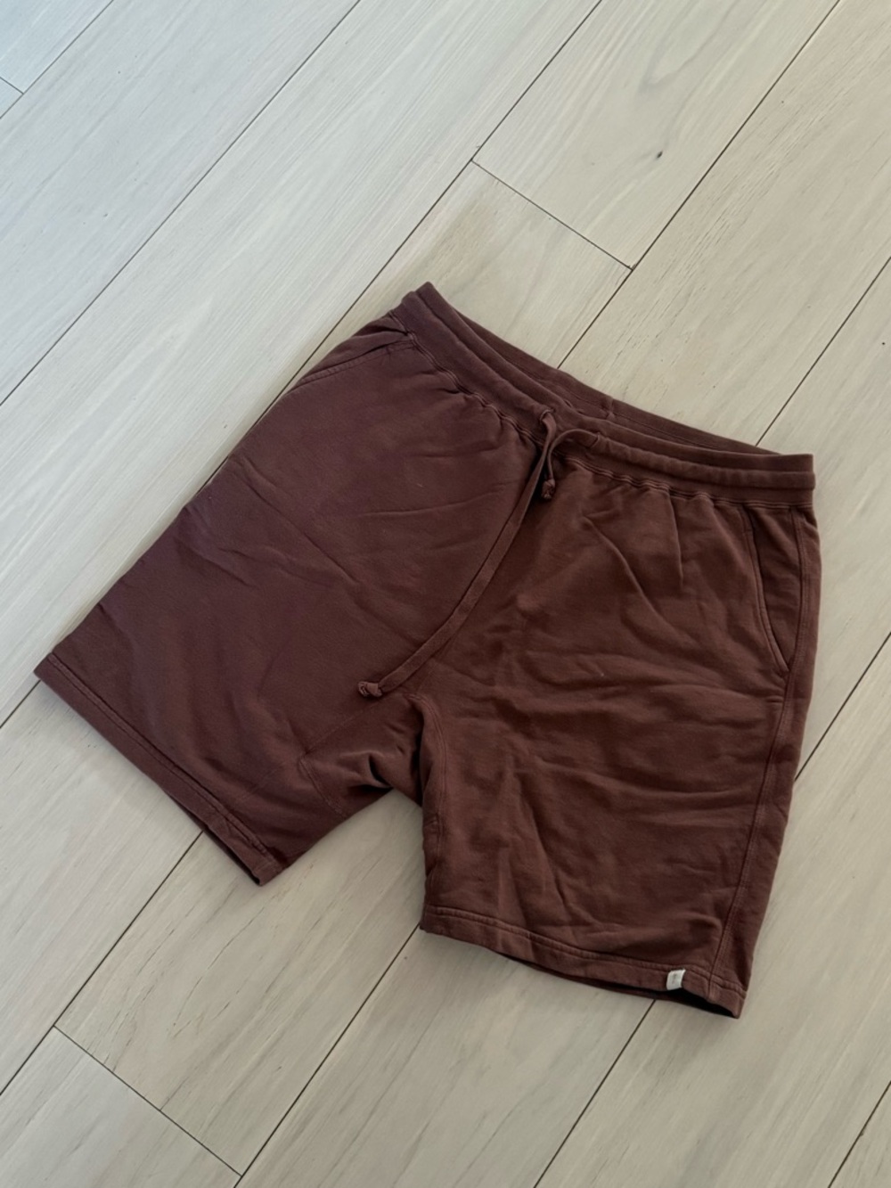 TKEES Men's Athletic Drawstring Shorts - Brown